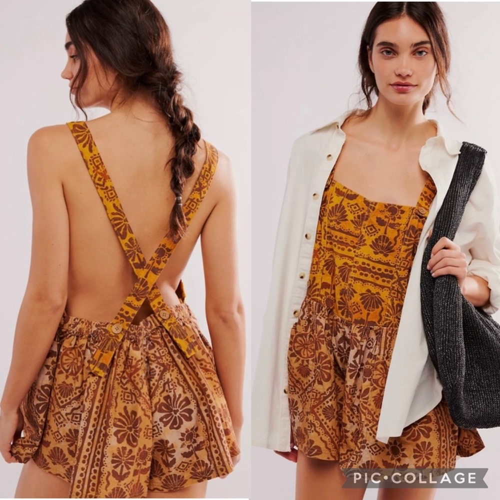 FREE PEOPLE Palm Bay Printed Shortails